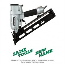 Metabo HPT NT65MA4 2-1/2" 15-Gauge Angled Finish Nailer with Air Duster