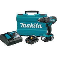 Makita XPH10R  18V Lithium‑Ion Compact Cordless 1/2" Hammer Driver‑Drill Kit